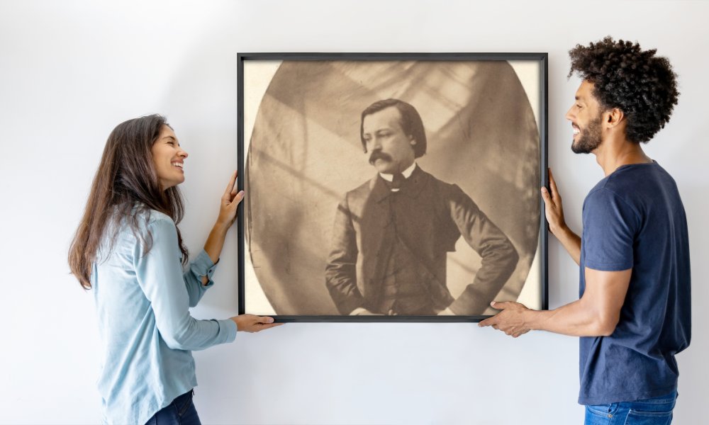 Charles Victor Hugo with Auguste Vacquerie