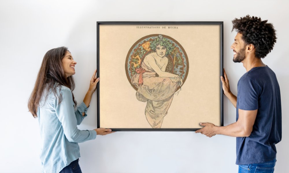 Alphonse Marie Mucha and Anatole France