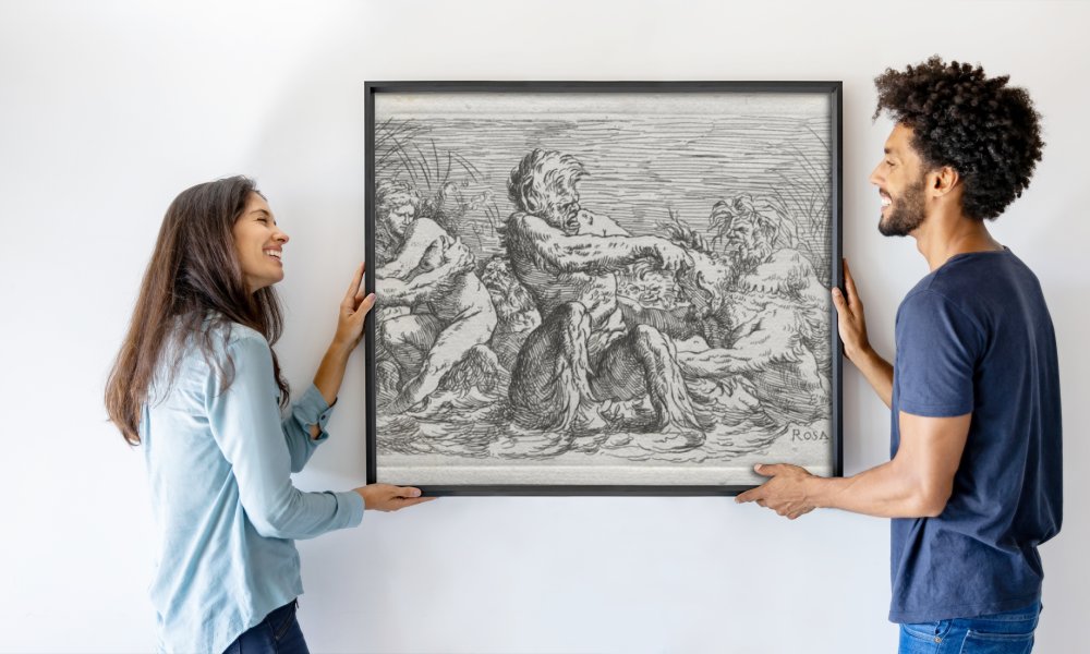 copy after Salvator Rosa