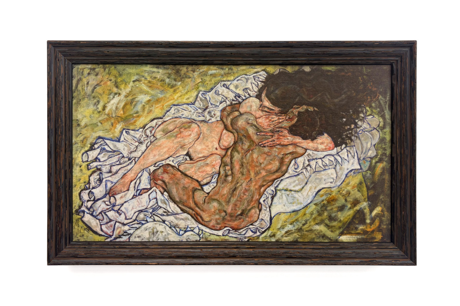El abrazo, 1917 - Egon Schiele
