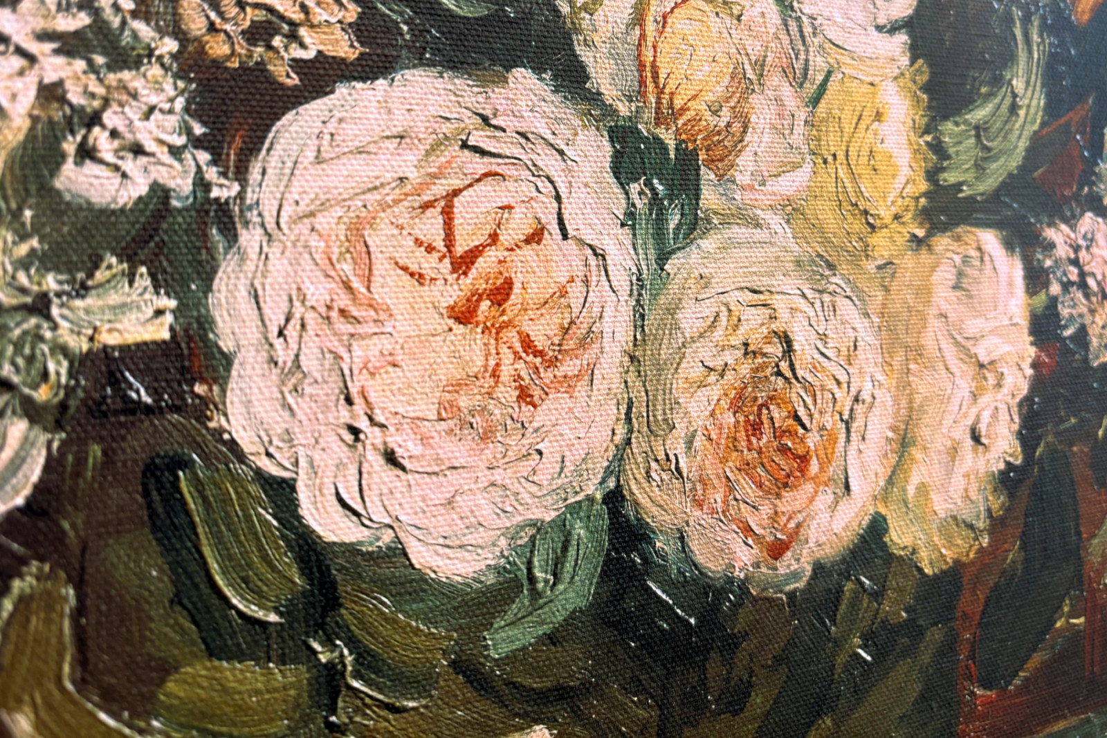 Rosas y girasoles - Vincent van Gogh