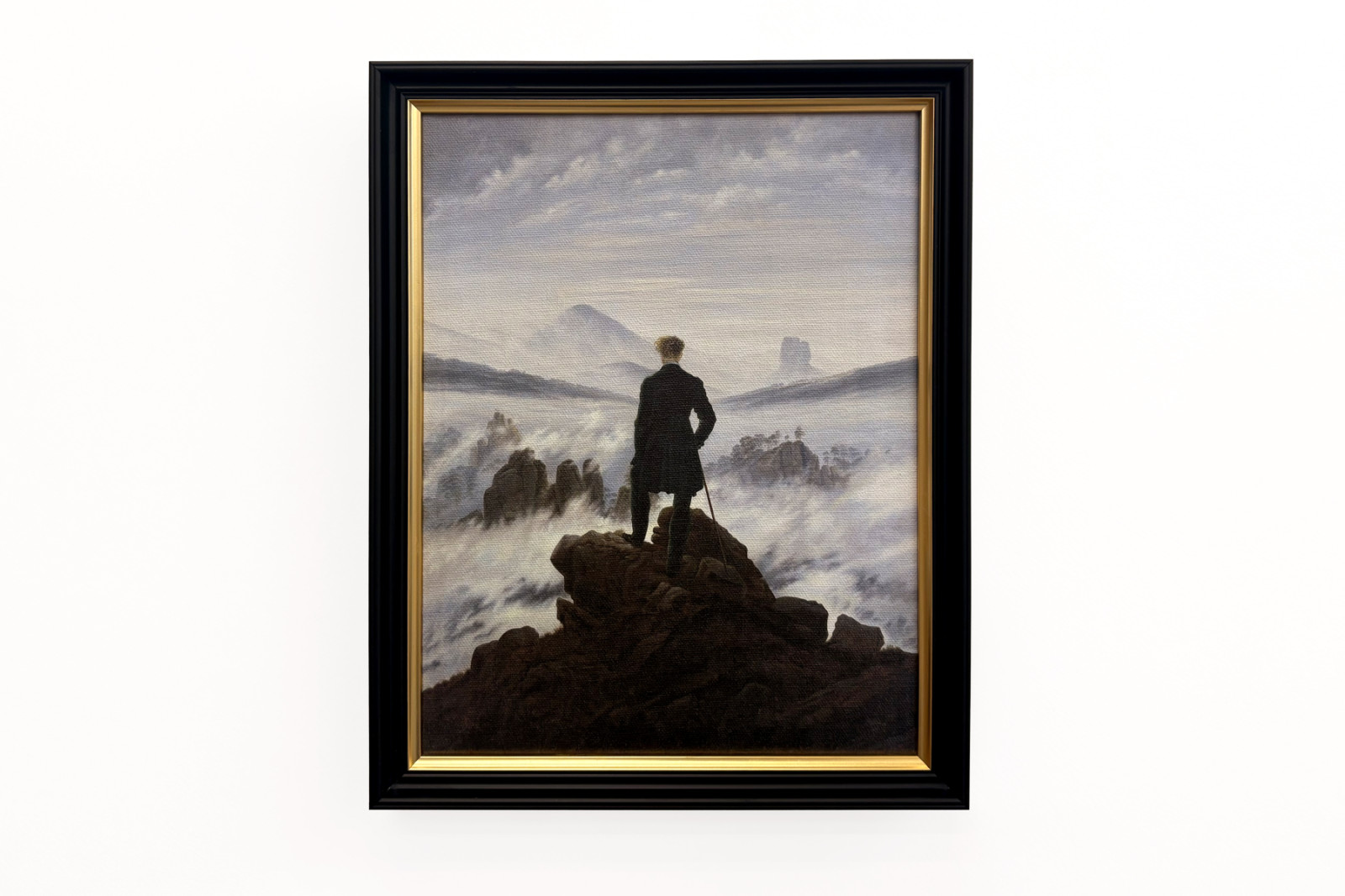El caminante sobre el mar de nubes - Caspar David Friedrich