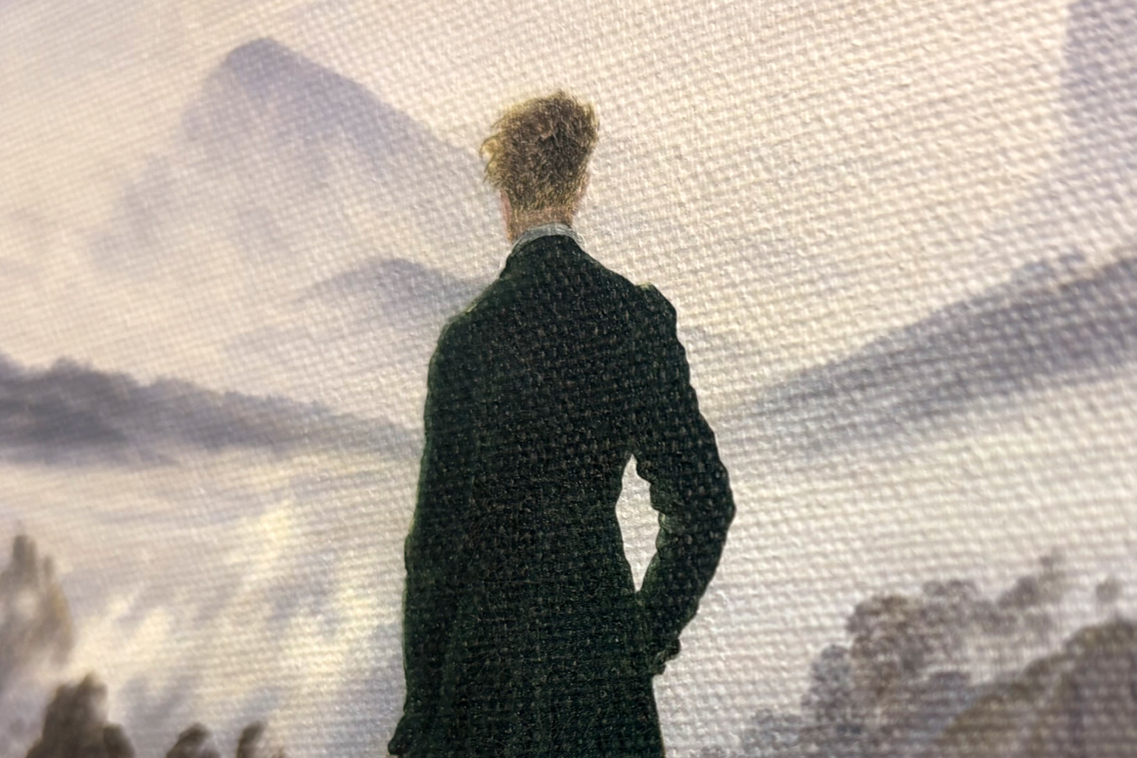 El caminante sobre el mar de nubes - Caspar David Friedrich