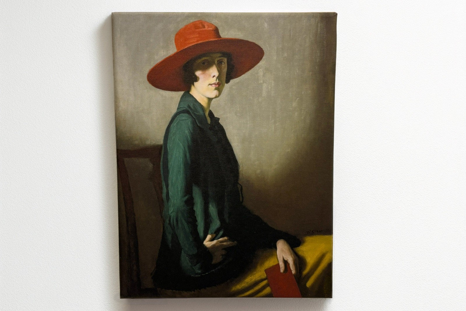 Dama del sombrero rojo - William Strang