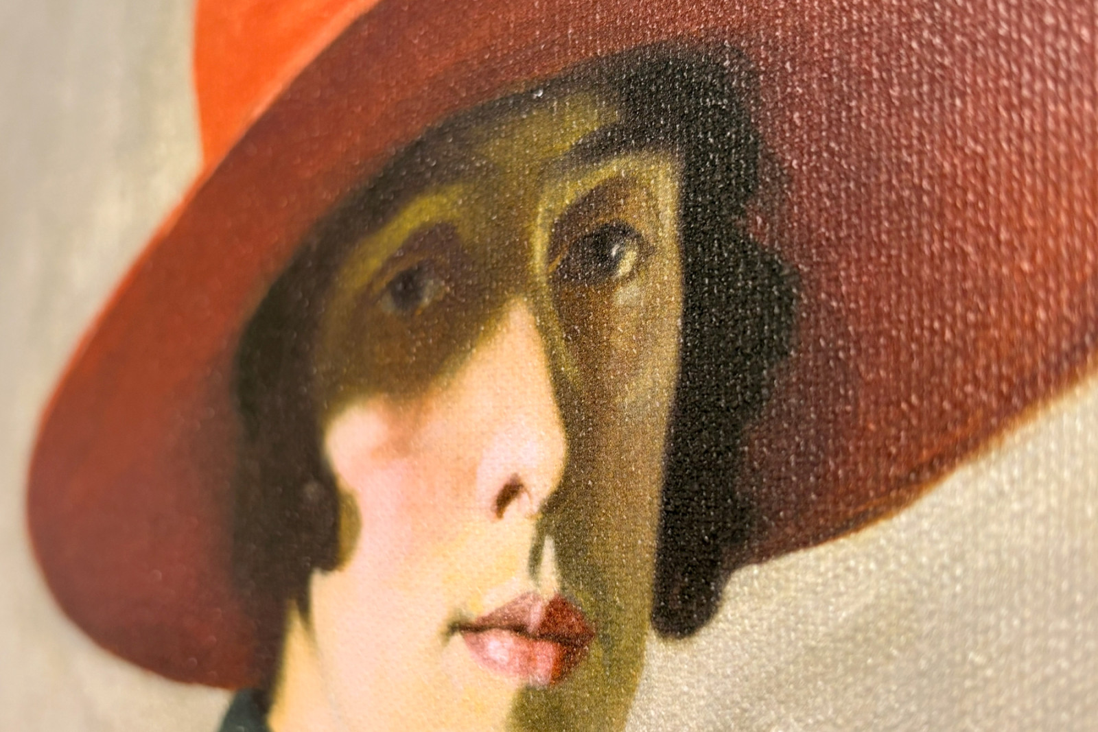 Dama del sombrero rojo - William Strang