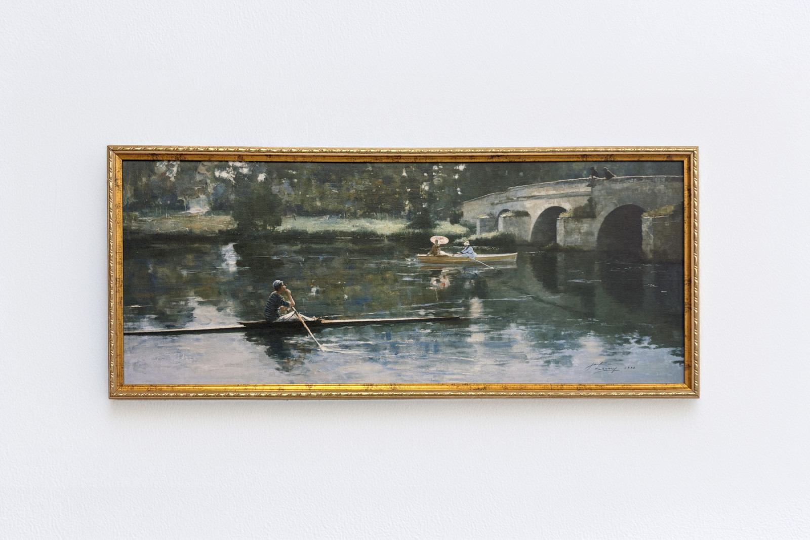 El puente en Grez, 1883 - John Lavery