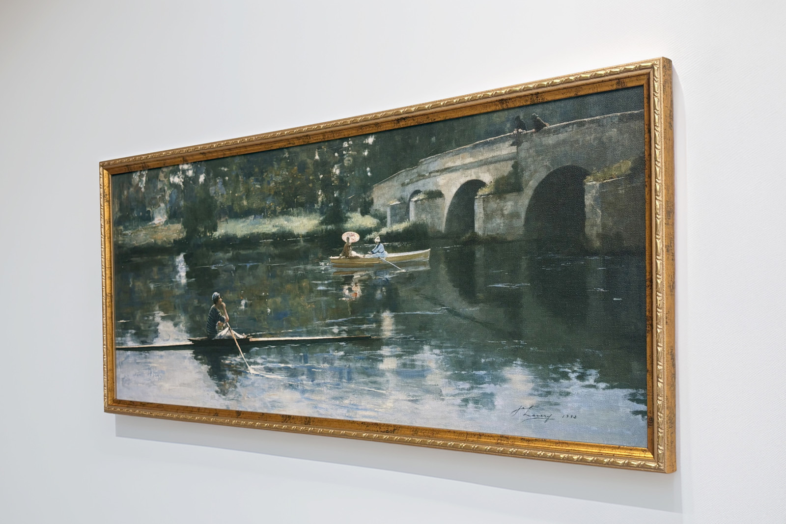 El puente en Grez, 1883 - John Lavery