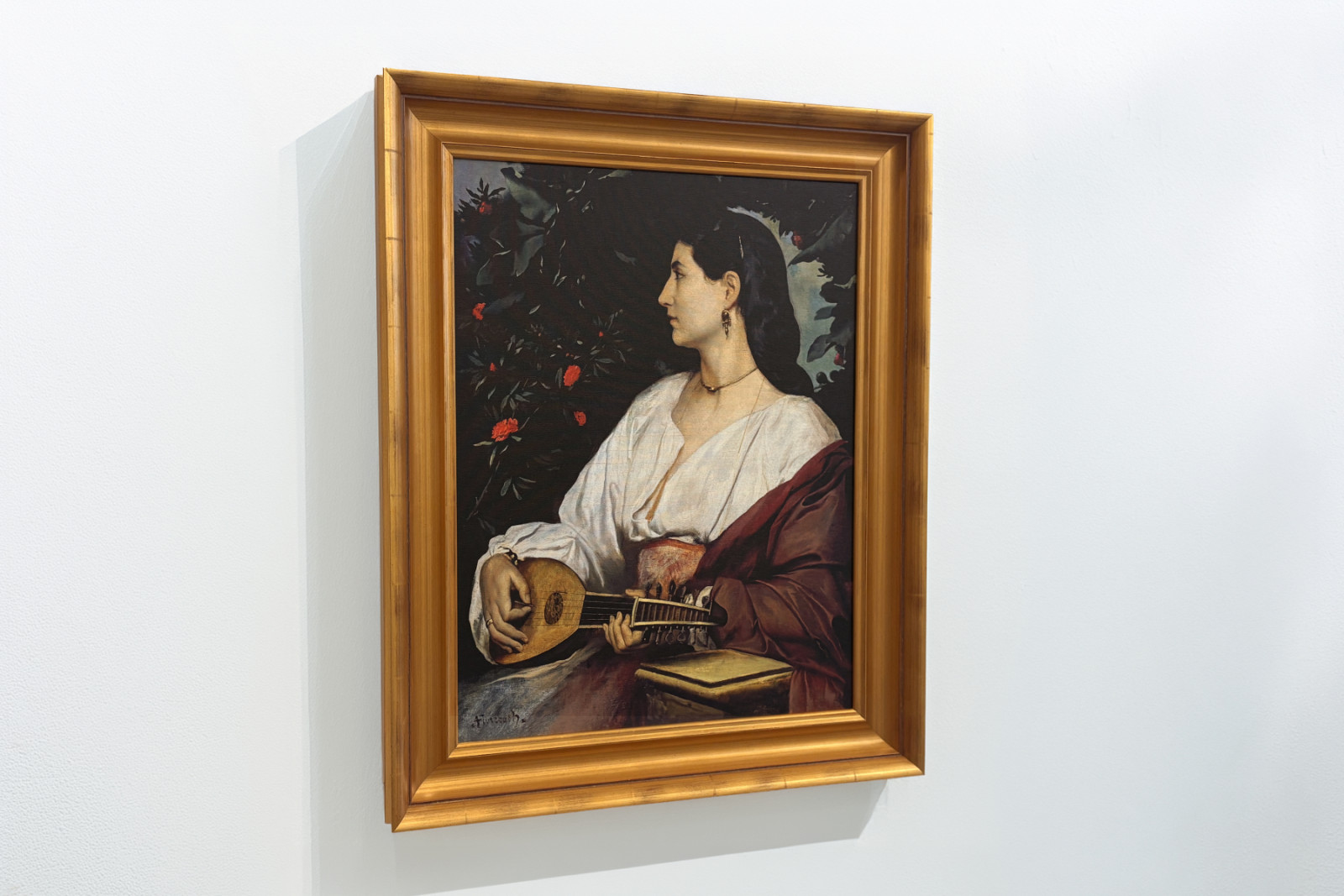 El jugador de mandolina, 1865 - Anselm Feuerbach