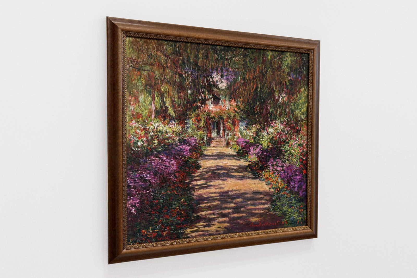 Un camino en el jardín de Monet, Giverny, 1902 - Claude Monet