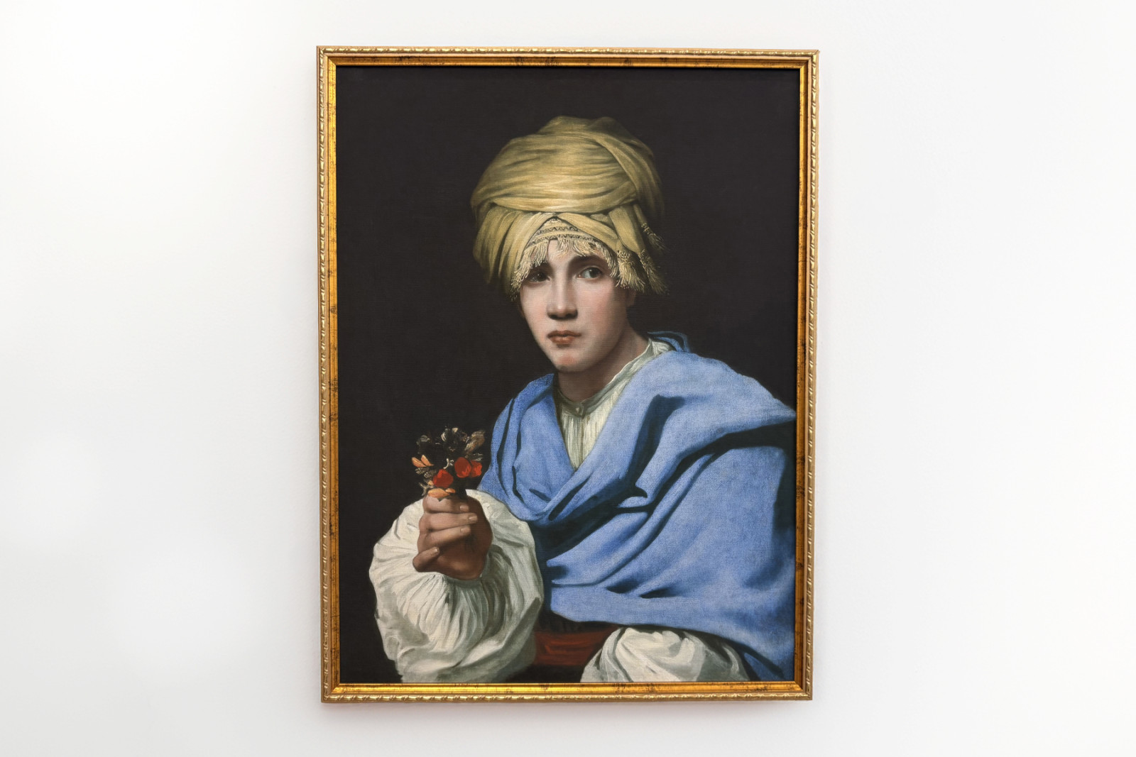 Niño con turbante sosteniendo un ramillete - Michiel Sweerts