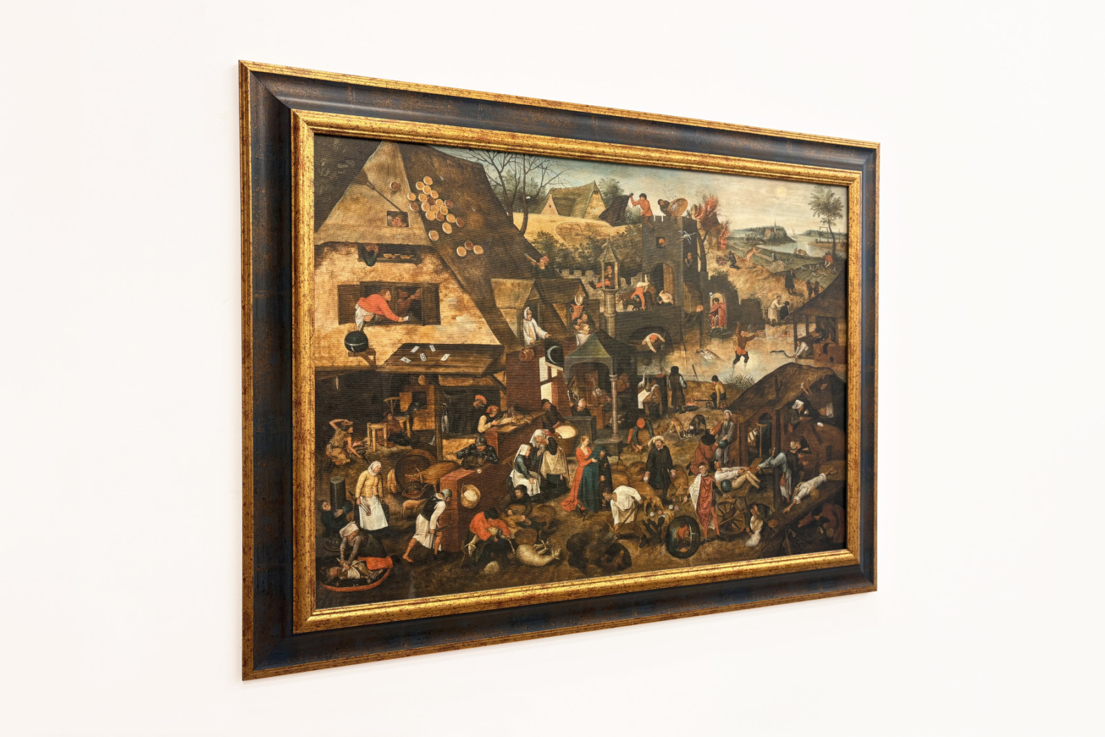 Proverbios (aceite) - Pieter the Younger Brueghel