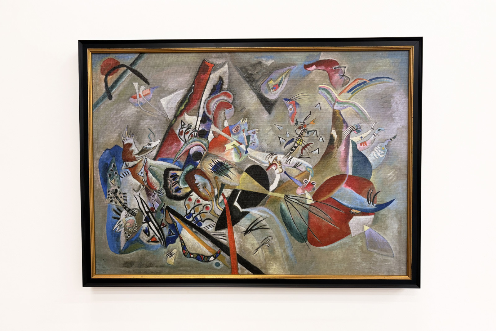 En el gris, 1919 - Wassily Kandinsky