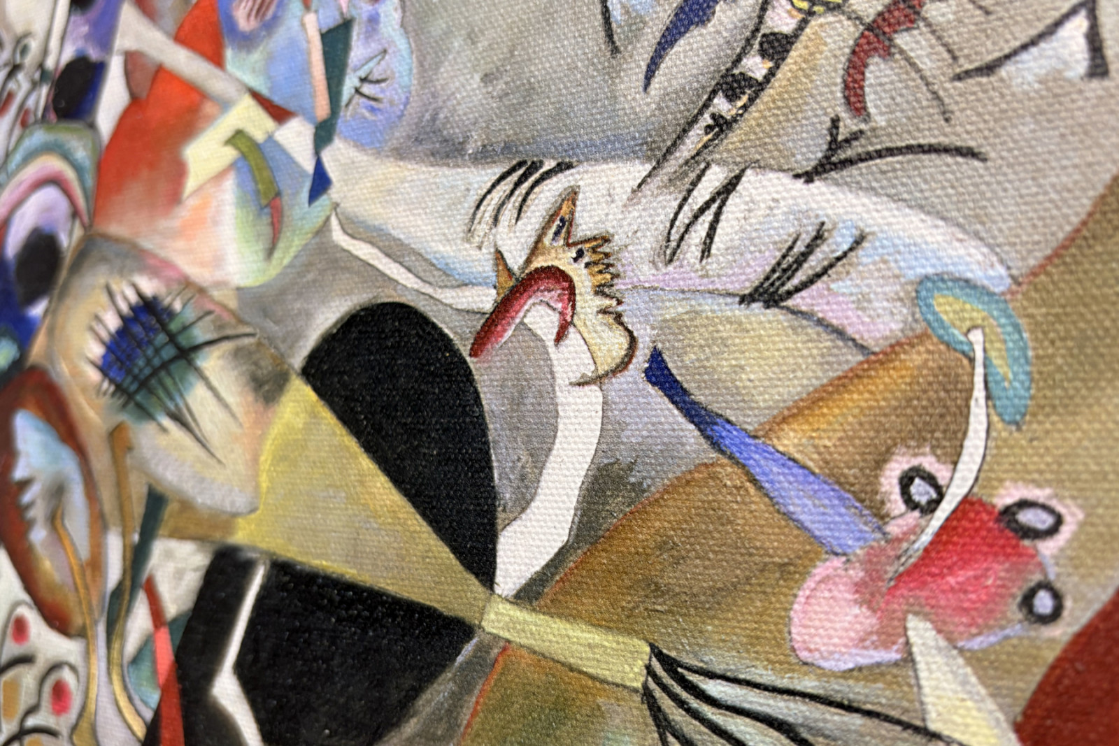 En el gris, 1919 - Wassily Kandinsky