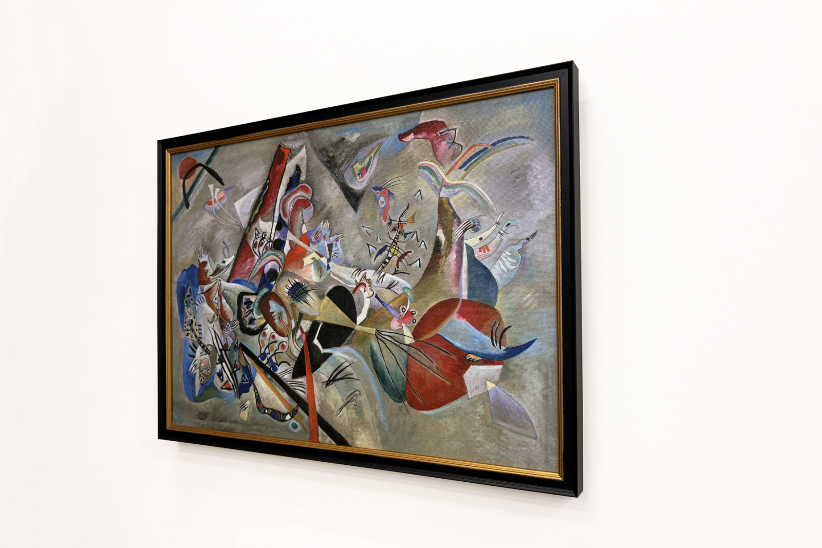 En el gris, 1919 - Wassily Kandinsky