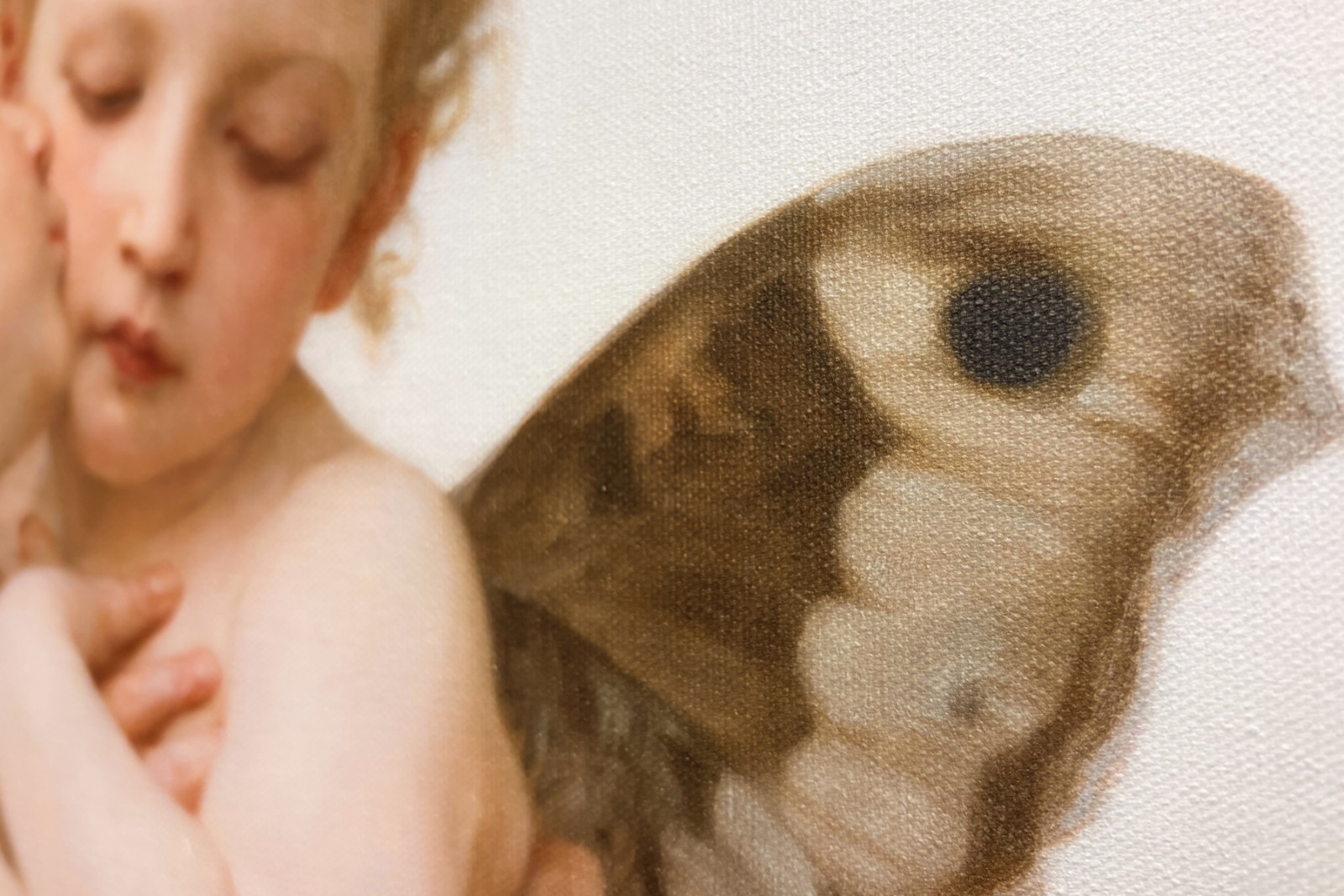 Cupido y Psique como niños, El primer beso - William-Adolphe Bouguereau