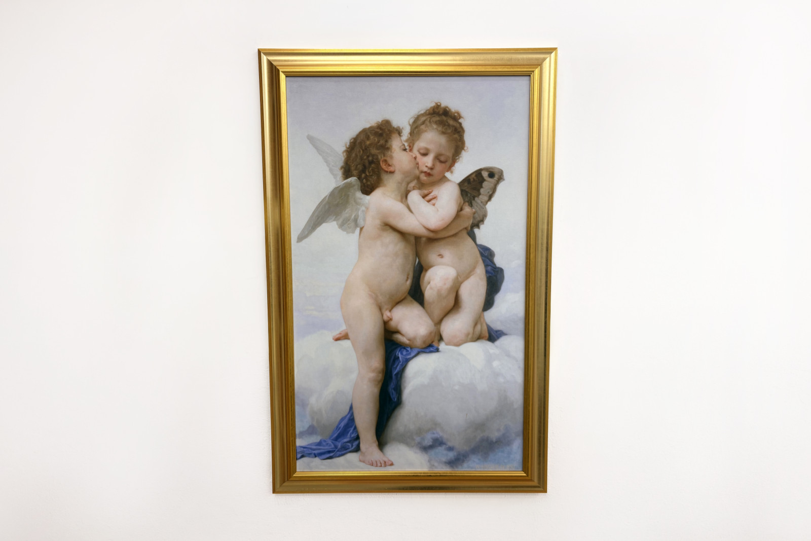 Cupido y Psique como niños, El primer beso - William-Adolphe Bouguereau
