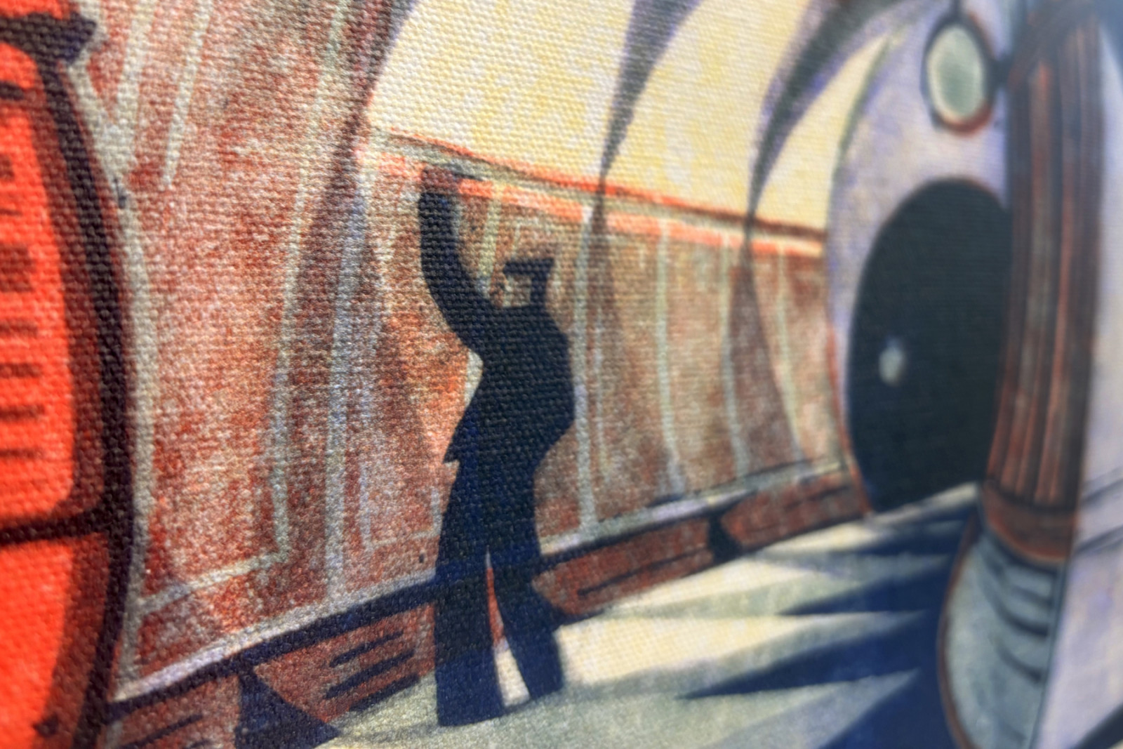 The Tube Train, c.1932 (linograbado) (ver también 151089) - Cyril Edward Power