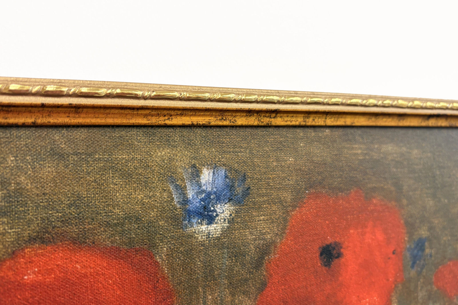 Ramo con amapolas. Pintura de Odilon Redon (1840-1916) - Odilon Redon