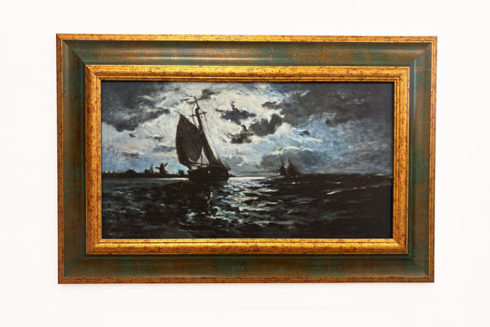 Barco de vela a la luz de la luna - Paul Gauguin