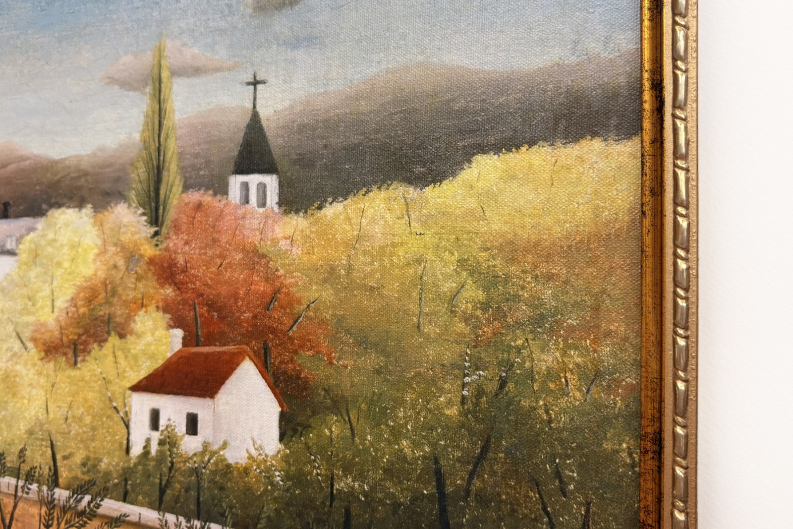 Paisaje con campesino - Henri Rousseau