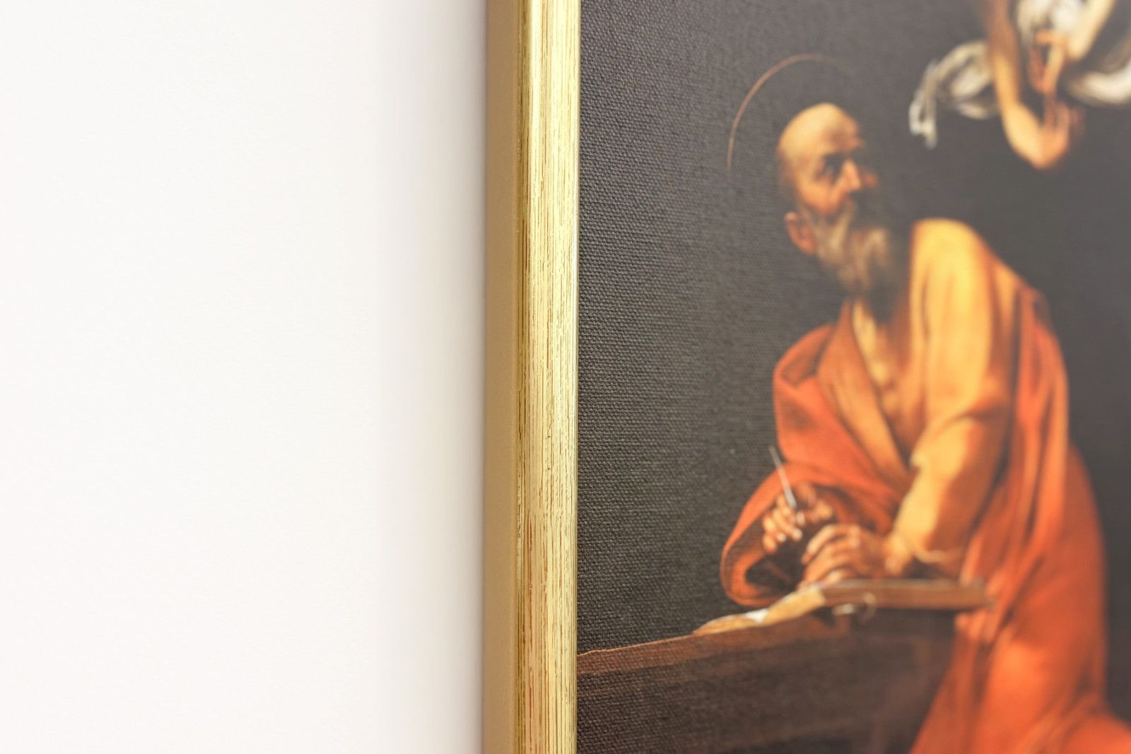 La inspiración de San Mateo - Michelangelo Merisi Caravaggio