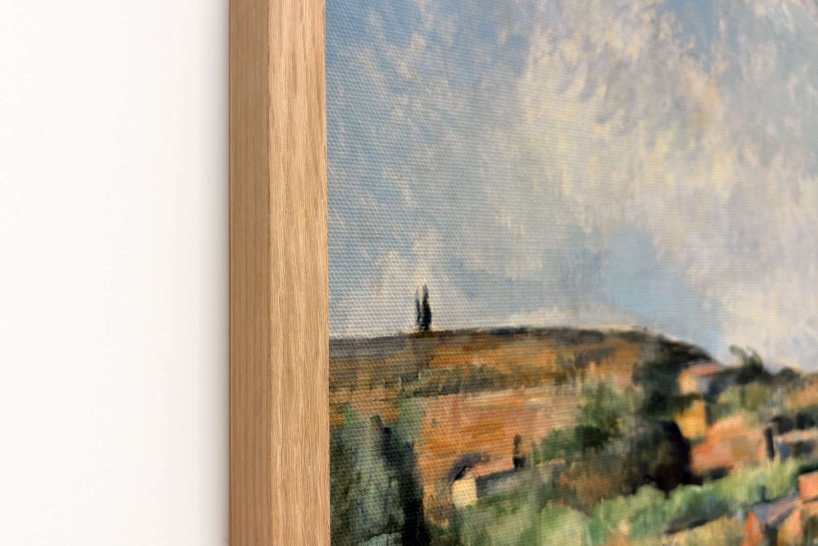 La llanura de Bellevue / La tierra roja - Paul Cézanne
