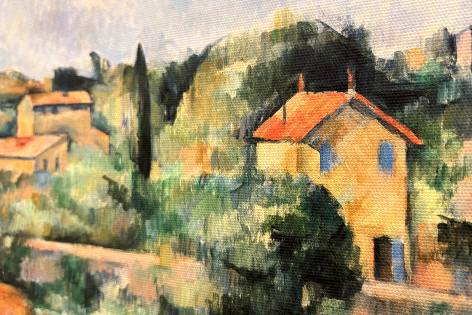 La llanura de Bellevue / La tierra roja - Paul Cézanne