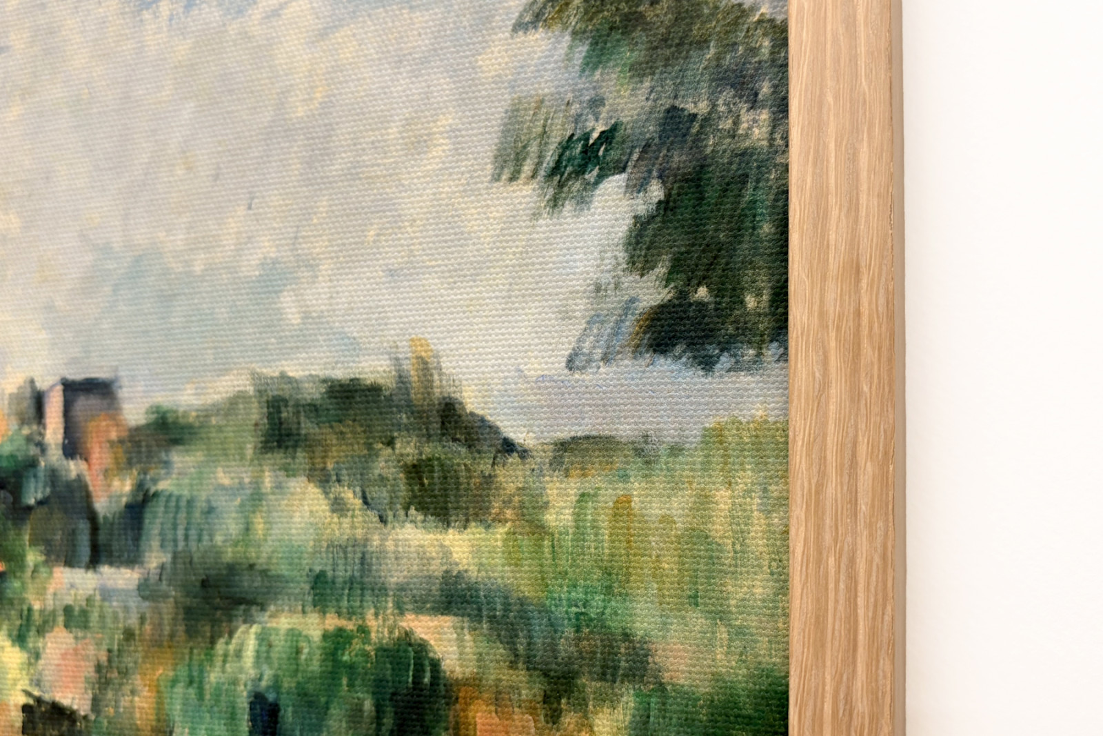 La llanura de Bellevue / La tierra roja - Paul Cézanne