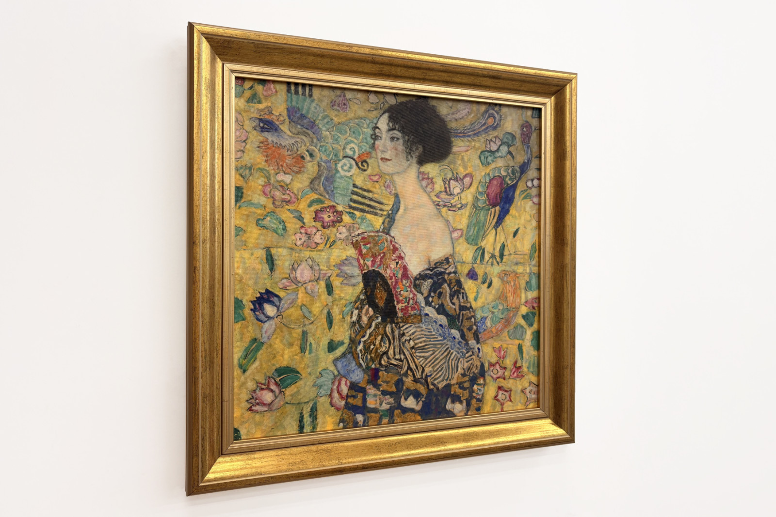 Dama con abanico - Gustav Klimt