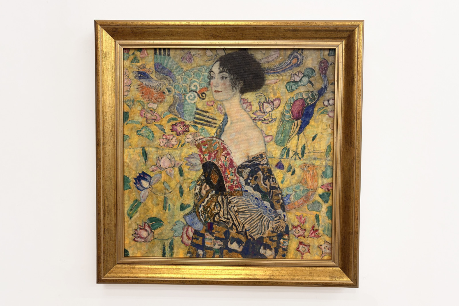 Dama con abanico - Gustav Klimt