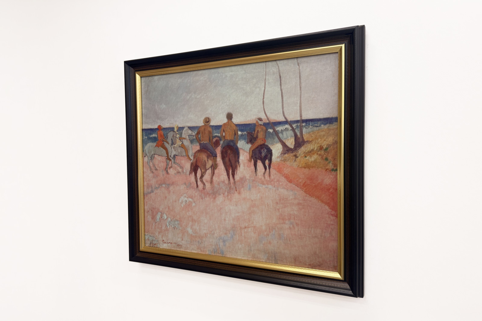 Jinete en la playa - Paul Gauguin