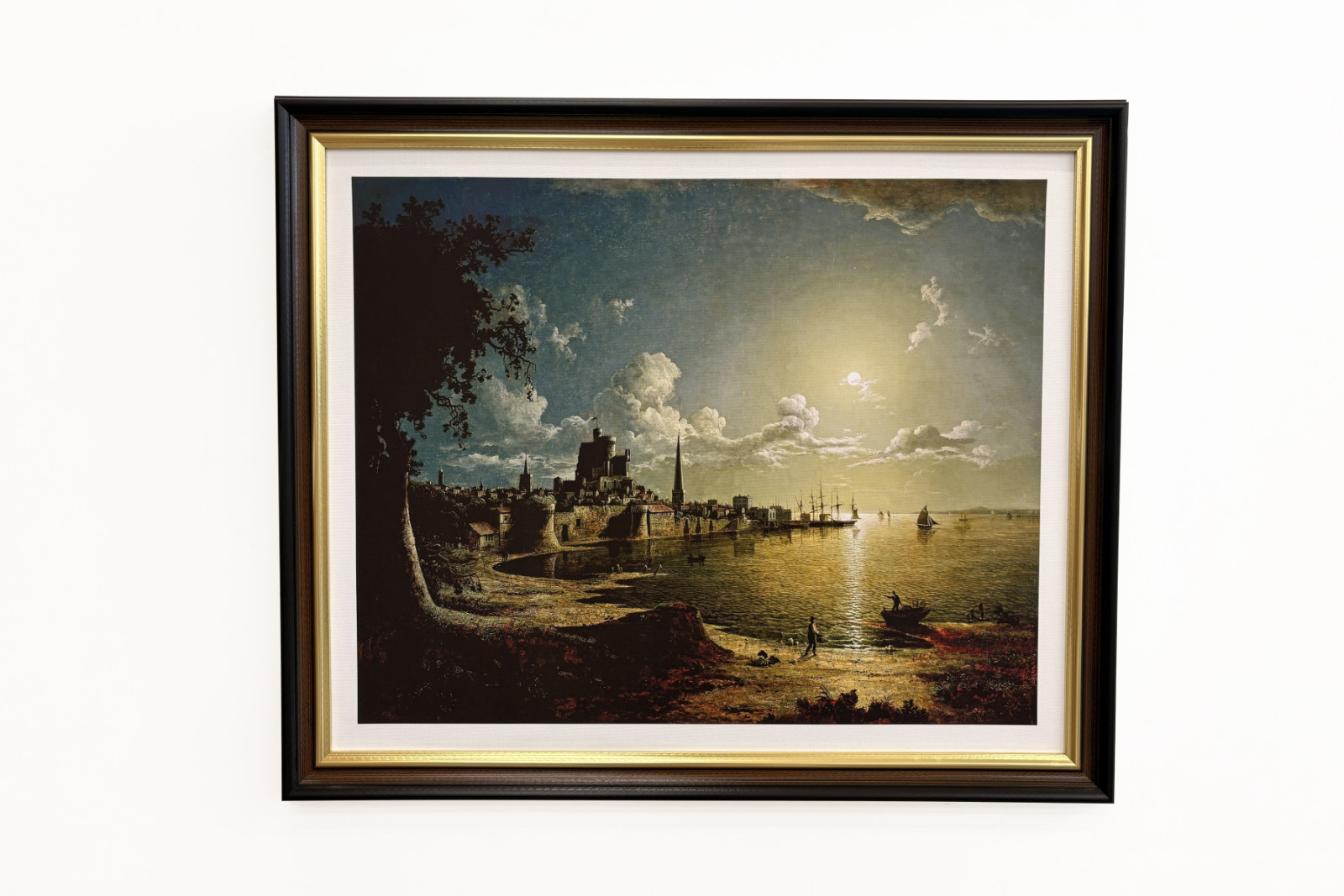 Escena a la luz de la luna, Southampton, 1820 - Sebastian Pether