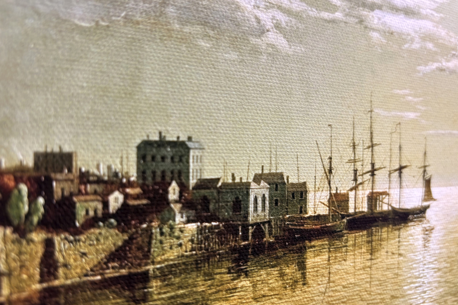 Escena a la luz de la luna, Southampton, 1820 - Sebastian Pether