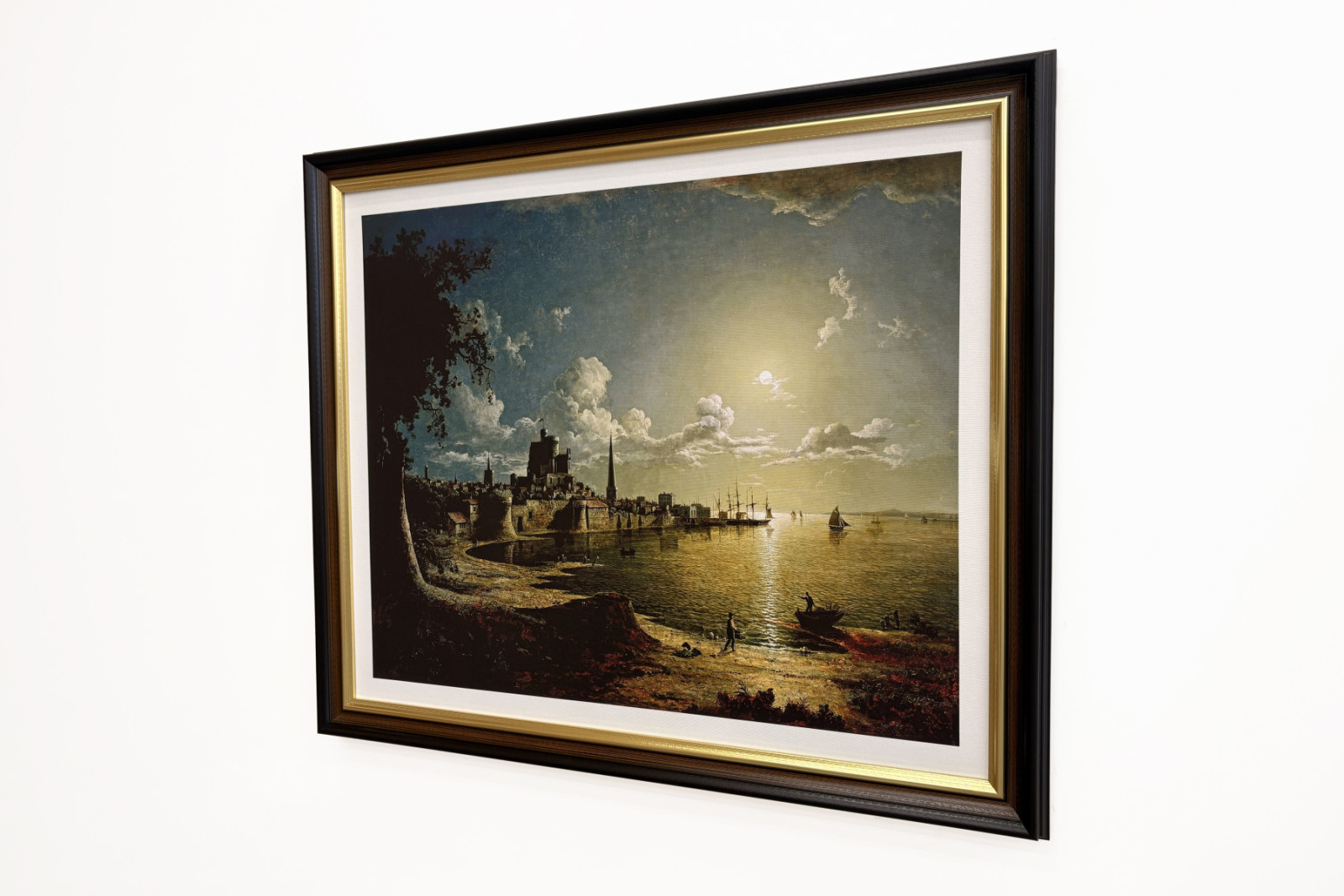 Escena a la luz de la luna, Southampton, 1820 - Sebastian Pether