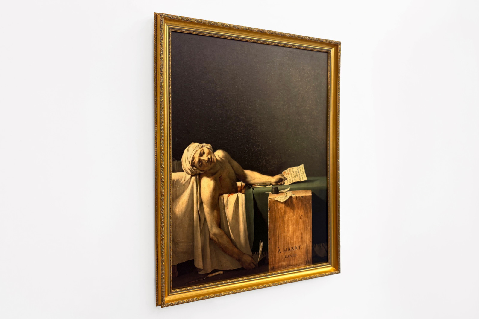 La muerte de Marat - Jacques Louis David