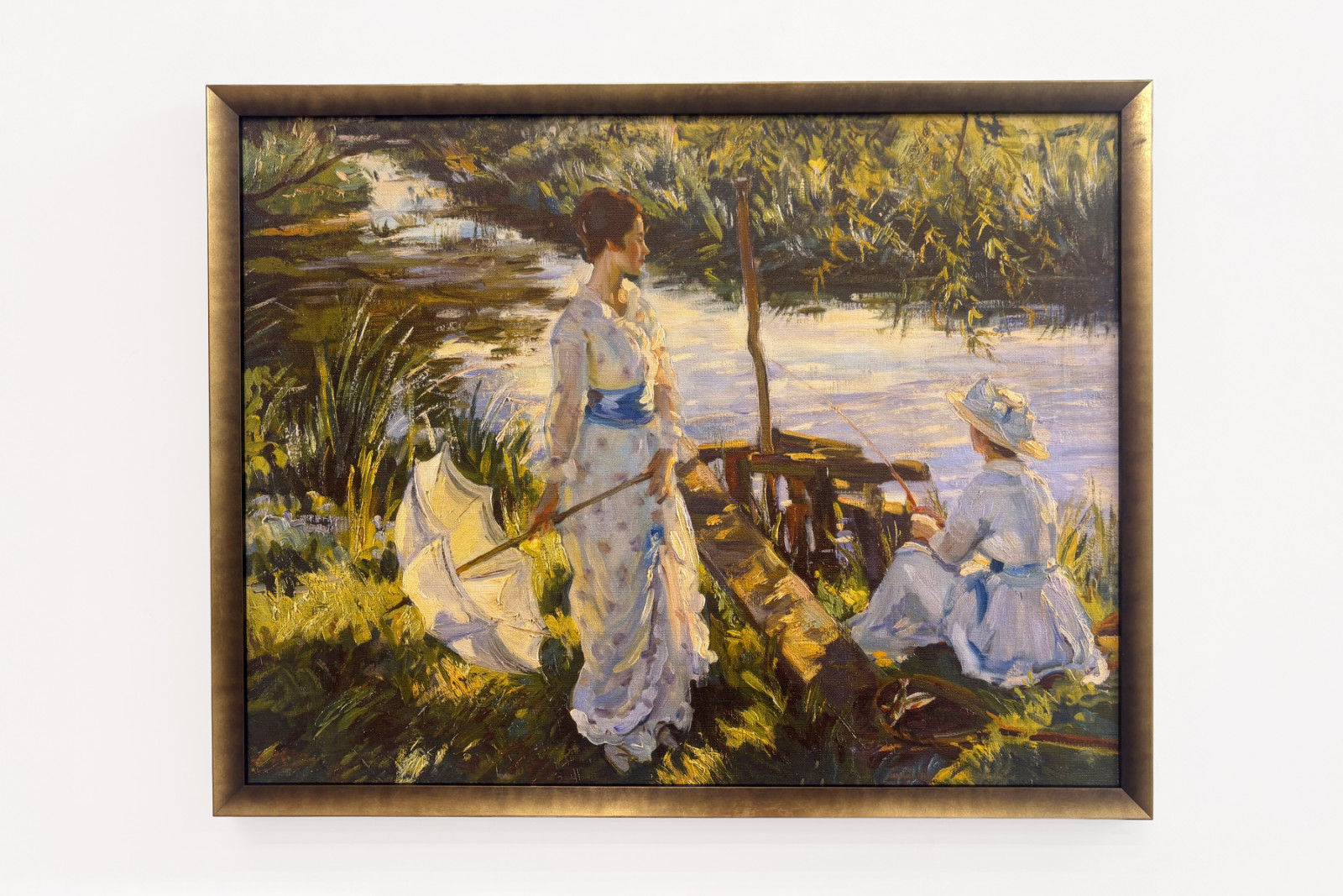 Pesca, Placa de libro - Wilfred Gabriel de Glehn