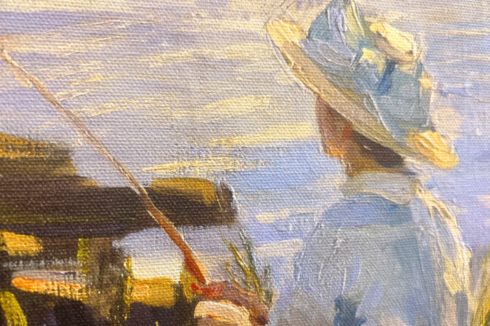 Pesca, Placa de libro - Wilfred Gabriel de Glehn