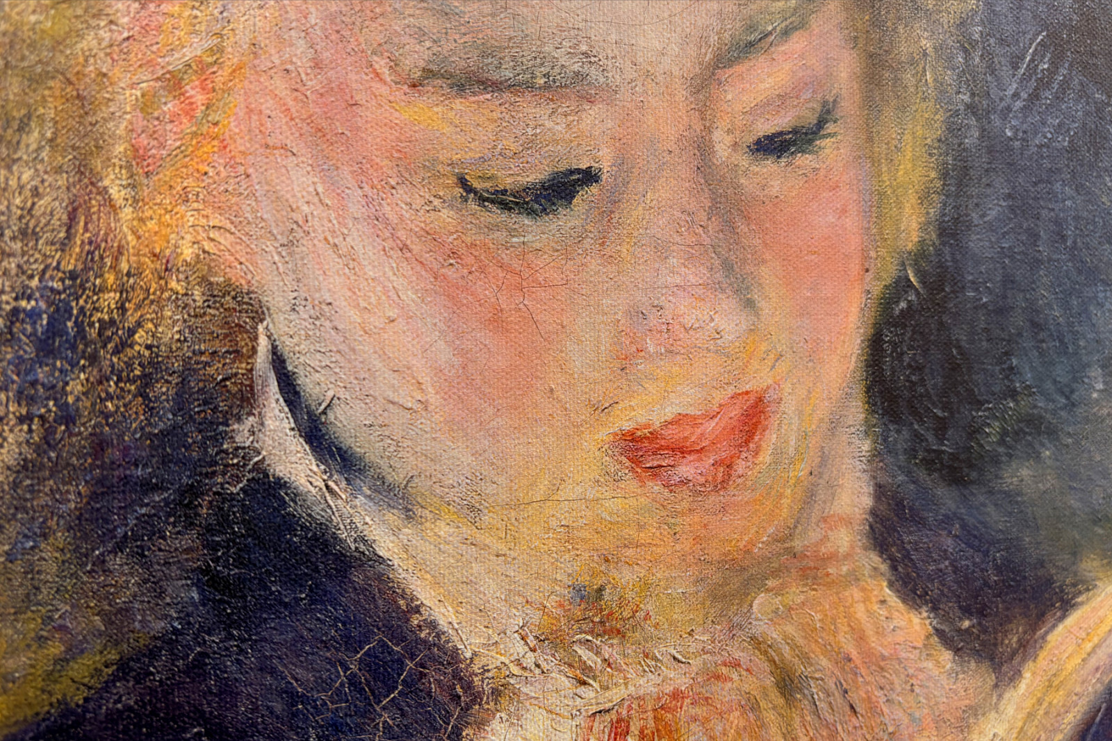 Muchacha leyendo, 1874 - Pierre-Auguste Renoir