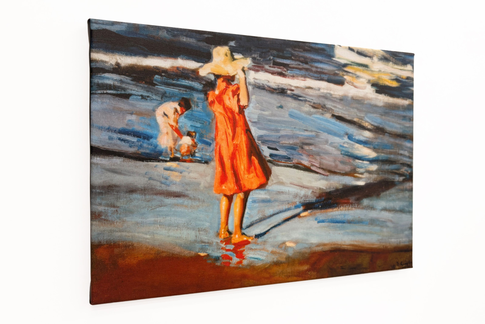 Niños en la playa, pintura de Joaquín Sorolla (1863-1923). 1900 - Joaquín Sorolla