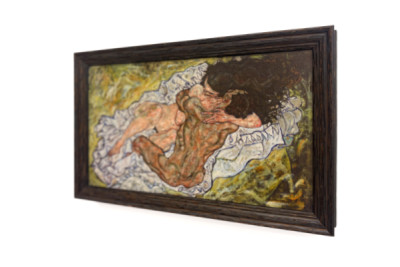 El abrazo, 1917 - Egon Schiele