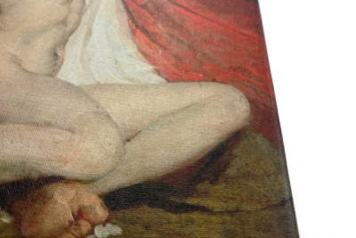 Desnudo masculino, con los brazos levantados