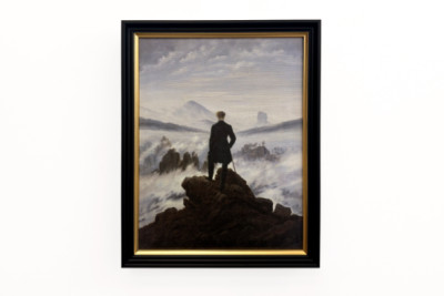 El caminante sobre el mar de nubes - Caspar David Friedrich