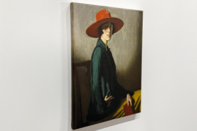 Dama del sombrero rojo - William Strang