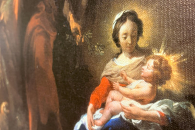 Descanso en la Huida a Egipto, siglo XVII - Nicolaes Pietersz. Berchem
