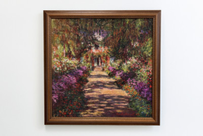 Un camino en el jardín de Monet, Giverny, 1902