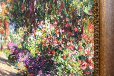 Un camino en el jardín de Monet, Giverny, 1902