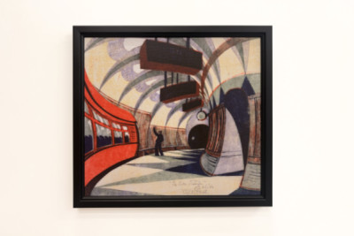 The Tube Train, c.1932 (linograbado) (ver también 151089)