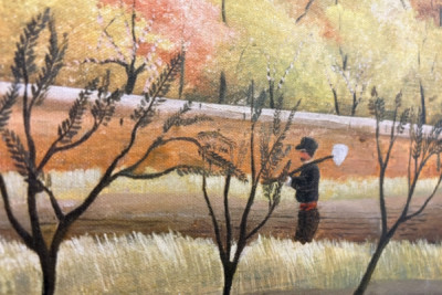 Paisaje con campesino