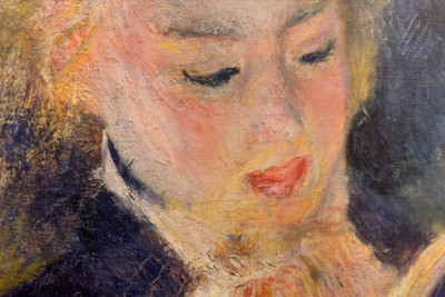 Muchacha leyendo, 1874 - Pierre-Auguste Renoir