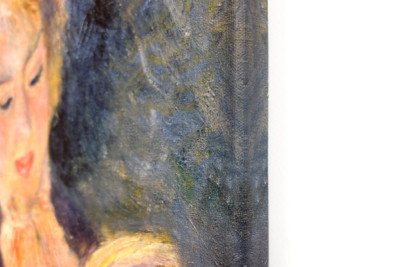 Muchacha leyendo, 1874 - Pierre-Auguste Renoir